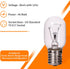 6 Pack Microwave Light Bulb 40 Watt 120V T8 Replacement Light Bulb E17 Standard Base Stove Light Bulbs Under Hood for Oven Stove Refrigerator Microwave by HINUAXBULB