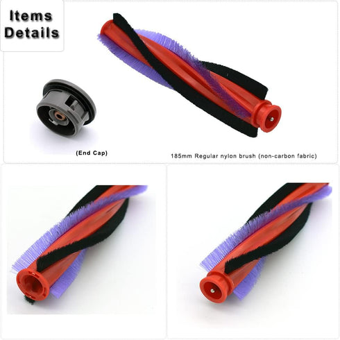 185mm Brush Bar Rolling Brush Replacement for Dyson V6 Slim, Vacuum Cleaner Parts, Part no. 963830-01
