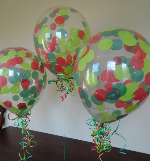 Red Tissue Confetti 1-inch Circle, 5000pcs for Party Decoration or Filled Balloon