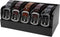 GTI Belt Organizer - 5 Compartments for Closet and Drawer, Bamboo Display Case for Tie and Belt