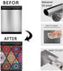 Mandala Flower Dishwasher Magnetic Cover, Beautiful Kitchen Decoration Bohemian Self Adhesive Magnet Panel