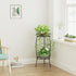 2 27" Plant Stand Indoor Outdoor, Tier Tall Metal Plant Stand Shelf, Heavy Duty Flower Pot Shelf for Corner, Patio