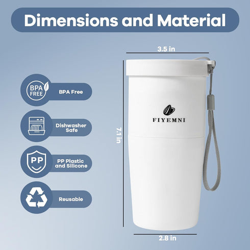 FIYEMNI Portable Sunflower Seed Cup with Seed Organizer and Shell Storage, Seed Snack Spit Cup for Outdoor, in Car