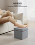 Office,15 15 15 Inches, 300 UASND04G ABHENG Folding Storage Ottoman, Velvet Storage Bench, Footrest, Footstool