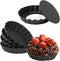 Mini Tart Pan Set of 6, Non-Stick 4 Inch Quiche Pan, Removable Bottom Tart Pan for Pies, Quiche Bakeware, Desserts