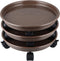 Skelang 3 Pcs Plant Caddy, 11.8" Plant Stand, Round Plant Pallet Pot with