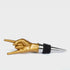 Luckies of London Wine Stopper - Rock On Silicone Wine and Beer Bottle Stopper, Home Bar Accessories
