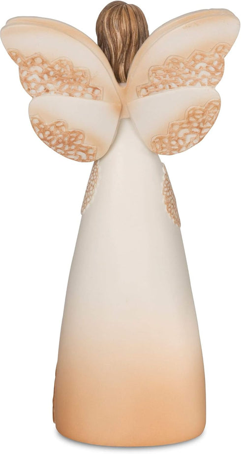 Pavilion Gift Company 19075 Nurse Angel Figurine, 6-Inch, Silver and White