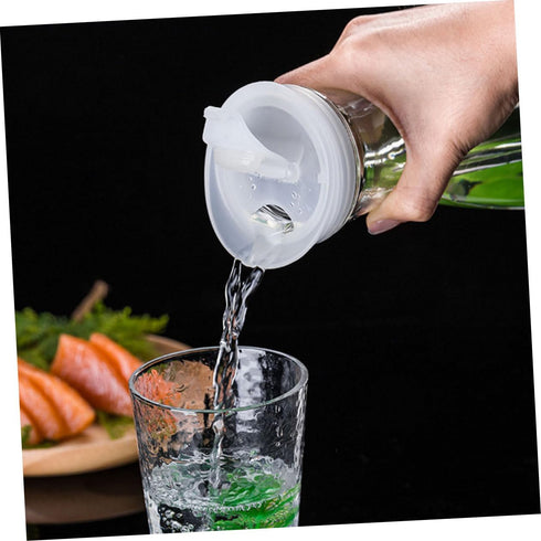 2pcs Cold Water Bottle Plastic Lid Water Jug Airtight Covers Water Jug Lids Water Carafes Lids Pitcher Lid Replaceable Jug Lid Water Pitcher Stoppers Jug Supplies Household Teapot by RORPOIR