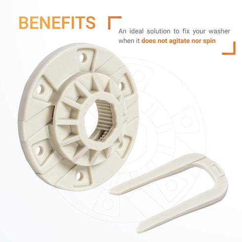 Canamax Premium 3 Pack Washer Basket Drive Hub Kit, Compatible with Whirlpool Kenmore Washers, Replaces AP5665171