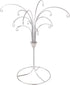 Bard's 12 Arm Silver Ornament Stand, 11.5" H x 10" W x 10" D Tree