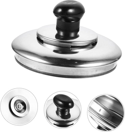 Stainless Steel Whistling Kettle Replacement Lid, Universal Tea Kettle Cover for Home, Office, Coffee Shop, Restaurant