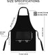Utopia Kitchen 2 Pack Adjustable Bib Apron, Water and Oil Resistant, 2 Pockets for Cooking