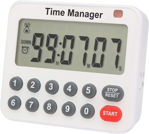 AIMILAR Digital Kitchen Timer - Magnetic Count Up Down Timer with Loud Alarm, Auto Shut-Off, 99 Hrs 99 Mins 99 Secs