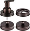 Mason Jar Bathroom Accessories Set (4pcs) - Foaming Soap Dispenser, Toothbrush Holder, Apothecary Storage Jars
