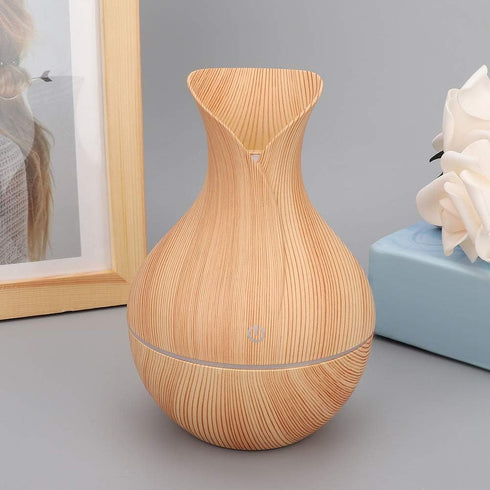 High Capacity Cool Mist Humidifier, for Bedroom, Baby Room, Living Room (Light Wooden Grain)