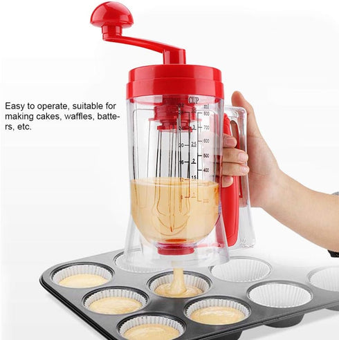 Hand-Held Manual Mixers Kitchen Hand Held, Hand Mixer, for Making Cakes for Machine Baking Tool Making Waffles Making Batters by Sutinna