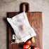 Reusable Organic Cotton Garlic Storage Bags - Washable Mesh Bags with Drawstring for Garlic, Onion, Potato
