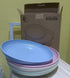 Wheat Straw Plates Set, Lightweight Unbreakable Dinner Dishes, Dishwasher & Microwave Safe (Large 4 Pack 8')