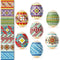 chutemka Ukrainian Thermo Heat Shrink Sleeve Decoration Easter Egg Wraps Pysanka Set -