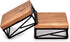 NIRMAN Counter/Plant Set 2 4" 4" 1.75") Riser Square Display Wooden Base Stand for Kitchen/Bathroom Stand of ( x x