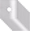 XZSUN Gas Stove Burner Covers 10 Pack - 0.2mm Double Thickness Reusable Protectors for Kitchen & Cooking (Silver)