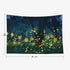 EMMTEEY Fantasy Tapestry Lampyridae Night Trees Lightning Bugs Fireflies Wall Tapestry Wall 80X60 Tapestry Present for Friends Families