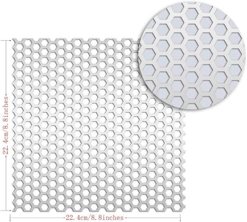Trolleyshop 4pcs Dryer Vent Grill Bird Guards, Bathroom Exhaust Vent Covers, Customized Size Inserts