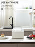 Streamlined Hand Towel Box Cover, No Drill Installation & Damage-Free Adhesive Backing for Wall Mounted, Appearance