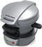 Hamilton Beach Breakfast Sandwich Maker with Egg Cooker Ring, Perfect for English Muffins, Croissants, Silver (25475)