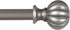 Kenney - 71631 Rachel Standard Decorative Window Curtain Rod, 28 to 48-Inch, Italian Pewter