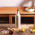 Sweejar Large Ceramic Olive Oil Dispenser Bottle, Opaque Oil Cruet for Oil, Vinegar, 24 Fl Oz, Beige