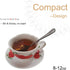 DJ-WARE Small Teaspoons Stainless Steel Tea Spoons Set of 12, 5.5 Inch