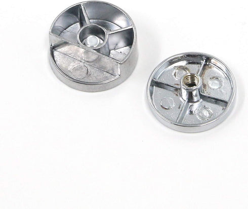 MY MIRONEY 4Pcs Zinc Alloy Mirror Clips, Floating Glass Clip Clamps for Wall-Mounted Bathroom Mirrors