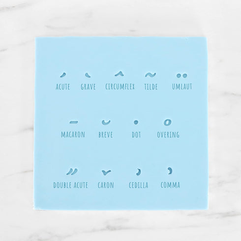 PME Fun Fonts-Numerals & Special Characters Set of 31, Collection 1, Standard Blue