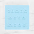PME Fun Fonts-Numerals & Special Characters Set of 31, Collection 1, Standard Blue