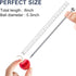 8" Stainless Steel Cocktail Picks - Bloody Mary Skewers (Set of 15, 8 inch)
