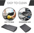 2 Pack Sliding Coffee Maker Tray, 12 Countertop Appliance Caddy Slider for Blender Toaster, Black ABS Rolling Out Tray
