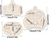 Baroque Fondant Molds, Scroll Border Lace Silicone Molds, Relief Flower Mold for Cake Decoration, Set of 3
