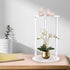YourGift Plant Stand Indoor Outdoor, Acrylic Planter Stand for Indoor Plants, Heavy Duty Plant Holder Shelf for Flower