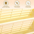 5 AGTEK Tier Rolling Utility Cart, Book Cart with Wheels, Office Book Carts with Divided Top Shelf for Organizing Books