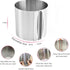 Adjustable Extra High Cake Ring - 15cm Stainless Steel Baking Ring with Precise Scaling