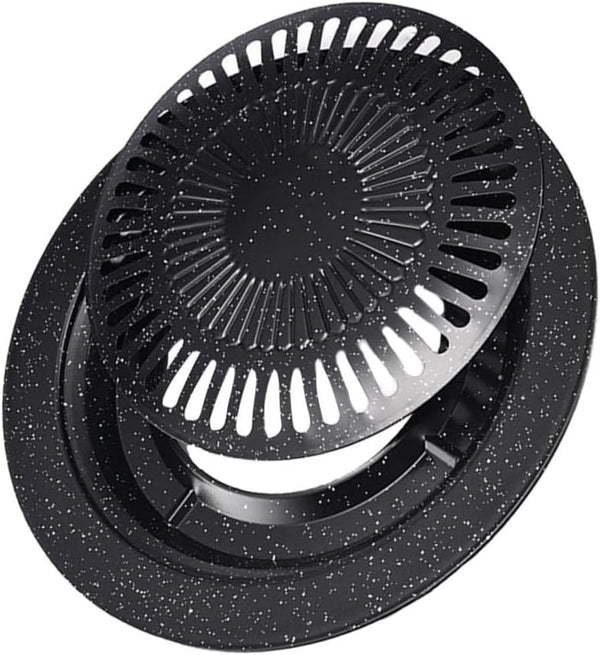 Portable Gas Stove Iron Baking Pan, Korean BBQ Grill Pan, Cast Iron Baking Dishes for Ovens