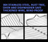 Grilling Rack Heavy Duty Wire Grate, Oven Roasting Rack, 5.3 x 8.7 inch Rectangle Baking Cooling Steaming