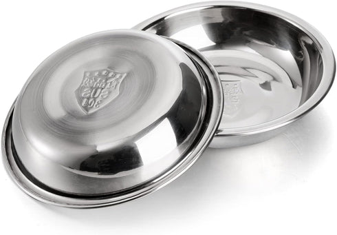 Fasmov 12 Pack 3.75 inches Stainless Steel Sauce Bowls, Round Seasoning Dishes, Sushi Dipping Bowls, Silver