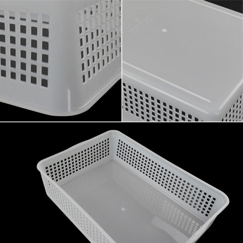 Pack of 6 A4 Plastic File Storage Organizer Tray Basket for Paper Storage
