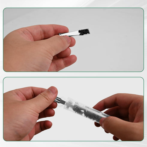 Mini SS304 Stainless Steel Scoop with Tamp Tool, 0.1 Gram Capacity Spoon for Sugar, Salt, Powder, Spices, Dishwasher