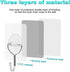 CGBE Heavy Duty Adhesive Hooks, 16 Pack Clear Sticky Hooks for Hanging Keys, Coats, Hats, Bags