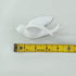 Pair of Ceramic Birds, White Wall Mounted Decor for Bathroom, Living Room, Garden Sculptures, Small