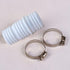 2 Pcs Washing Machine Drain Hose Connectors with Hose Clamps Dishwasher Drain Hose Adapter Washer Drain Hose Extension Adapter for 1.06" & 1.18" to 1.18" Washing Machine Dishwasher Water Hose